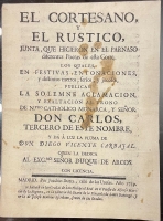 Portada de libro El Cortesano y El Rustico