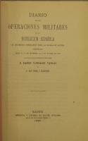 Portada de libro Diario De Las Operaciones Militares De La Revoluci�n Espa�ola Con...