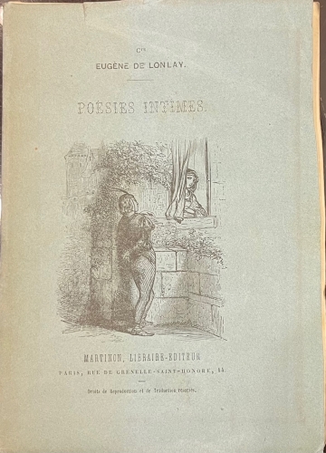 Portada de Poesies Intimes - Eugene de Lonlay