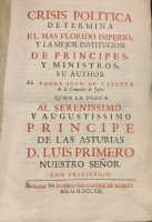 Portada de libro Crisis Politica. Determina el mas florido imperio y la mejor...