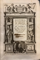 Portada de libro Historia de la Insigne Ciudad de Segovia y Compendio de las Historias...