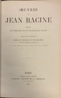 Portada de libro Oeuvres de Jean Racine