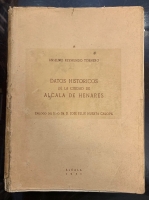Portada de libro Datos Historicos de la Ciudad de Alcala de Henares