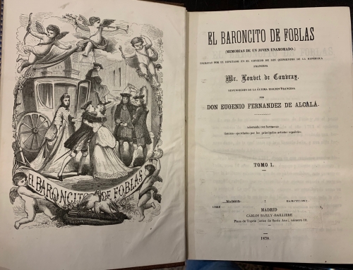 Portada de El Baroncito de Foblas. Memorias de un joven enamorado - Louvet de Couvray
