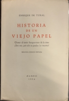 Portada de libro Historia de un Viejo Papel. Glosas al texto becqueriano de la rima
