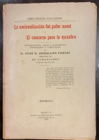 Portada de libro La Nacionalizaci�n del poder naval y El concurso para la escuadra