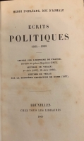 Portada de libro Ecrits Politiques 1861-1868