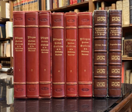 Portada de Pliegos Po�ticos G�ticos de la Biblioteca Nacional. Pliegos Po�ticos Espa�oles en la Universidad de Praga