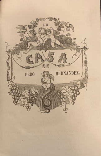Portada de La Casa de Pero-Hernandez. Leyenda espa�ola - Miguel Agust�n Principe