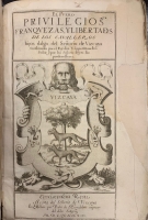 Portada de libro El Fuero, privilegios, franquezas y libertades de los cavalleros hijos...