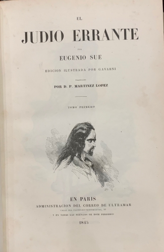 Portada de El Judio Errante. Edici�n ilustrada por Gavarni - Eugenio Sue