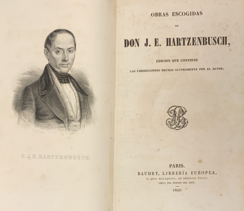 Portada de Obras Escogidas - J. E. Hartzenbusch