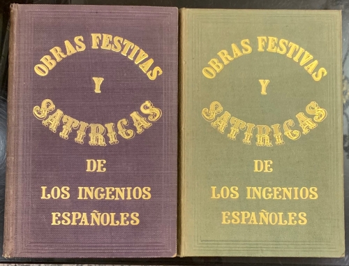 Portada de Obras en Prosa Festivas y Sat�ricas de los m�s eminentes Ingenios Espa�oles