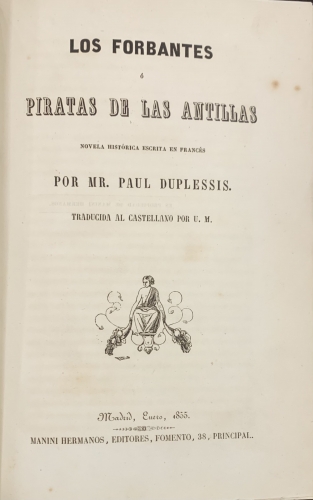 Portada de Los Forbantes � Piratas de las Antillas. Novela hist�rica - Paul Duplessis