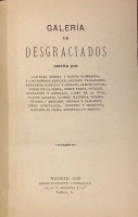 Portada de libro Galeria de Desgraciados