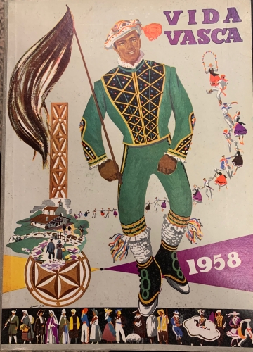 Portada de Vida Vasca. A�o 1958. Industria, comercio, arte, literatura y turismo de las Provincias Vascongadas y Navarra