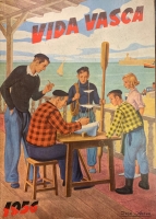Portada de libro Vida Vasca. A�o 1956. Industria, comercio, arte, literatura y turismo...