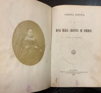 Portada de libro Corona Po�tica de Do�a Maria Cristina de Borb�n, Reina de Espa�a