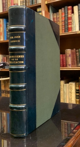 Portada de Los Or�genes de la Civilizaci�n y la condici�n primitiva del hombre (Estado intelectual y social de los salvajes) - John Lubbock
