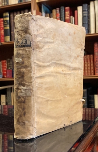 Portada de Sermones Funerales Catorce, y de Animas de Purgatorio Siete - Diego de Baeza, de la Compa�ia de Jes�s