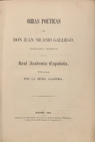 Portada de libro Obras Po�ticas