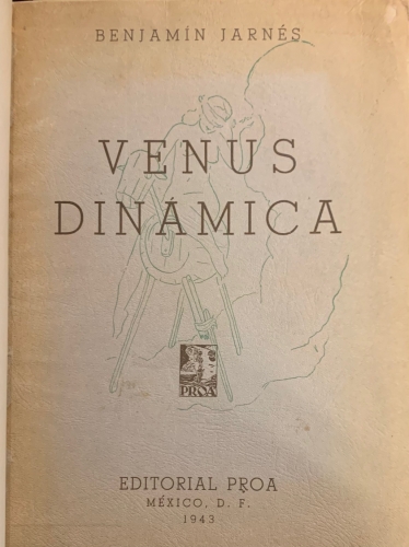 Portada de Venus Din�mica - Benjamin Jarn�s