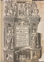 Portada de libro Constitui�oens Synodaes do Arcebispado de Braga, ordenadas no anno de...