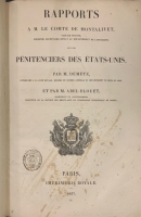 Portada de libro Rapports A M. Le Comte de Montalivet, pair de France, Ministre...
