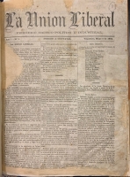 Portada de libro La Uni�n Liberal. Periodico Cr�tico-Pol�tico e Industrial. Valparaiso,...
