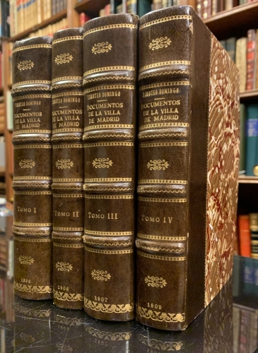 Portada de Documentos del Archivo General de la Villa de Madrid - Timoteo Domingo Palacio