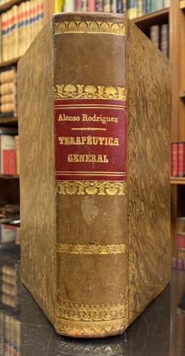Portada de Compendio de Terap�utica General Materia Medica y Arte de Recetar - Jose Alonso y Rodriguez
