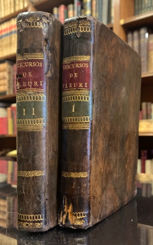 Portada de Discursos del Abad Fleuri sobre la Historia Eclesi�stica, la poes�a de los hebreos, la Escritura Santa... - Abad Fleuri