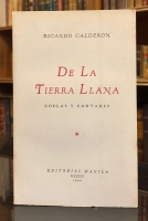Portada de libro De la Tierra LLana. Coplas y Cantares