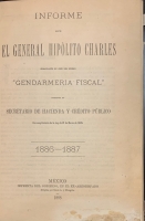 Portada de libro Informe que el General Hipolito Charles, Comandante en Jefe del Cuerpo...
