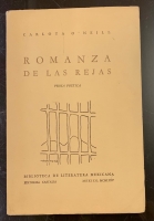Portada de libro Romanza de las Rejas. Prosa Po�tica