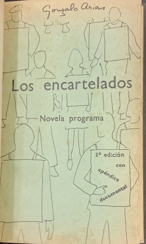 Portada de Los Encartelados. Novela programa - Gonzalo Arias
