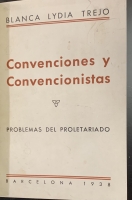 Portada de libro Convenciones y Convencionistas. Problema del proletariado
