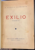 Portada de libro Exilio. Poemas