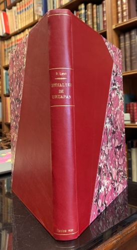 Portada de Los Esmaltes de Uruapan - Francisco de P. Leon