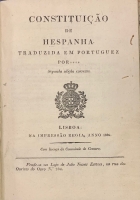 Portada de libro Constitui�ao de Hespanha