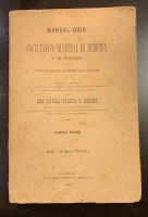 Portada de libro Manual - Guia del Facultativo Municipal de Medicina y Farmacia