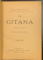 Portada de libro La Gitana. Idilio en la sierra