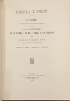 Portada de libro Necr�polis de Carmona. Memoria escrita en virtud de acuerdo de las...