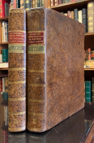 Portada de Diccionario Geografico - Historico de Espa�a por la Real Academia de la Historia. Secci�n I. Comprehende el Reyno de Navarra, Se�orio de Vizcaya y Provincias de Alava y Guipuzcoa - Francisco Martinez Marina