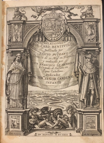 Portada de Relaciones del Cardenal Bentivollo - Cardinal Guido Bentivoglio