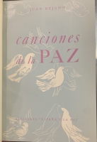 Portada de libro Canciones de la Paz
