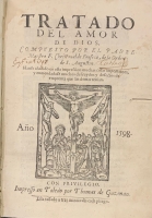 Portada de libro Tratado del Amor de Dios