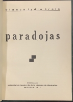 Portada de libro Paradojas
