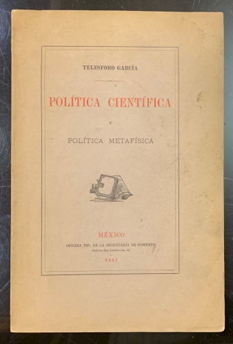 Portada de Pol�tica Cient�fica y Pol�tica Metaf�sica - Telesforo Garcia