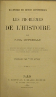 Portada de libro Les Probl�mes De L' Histoire.